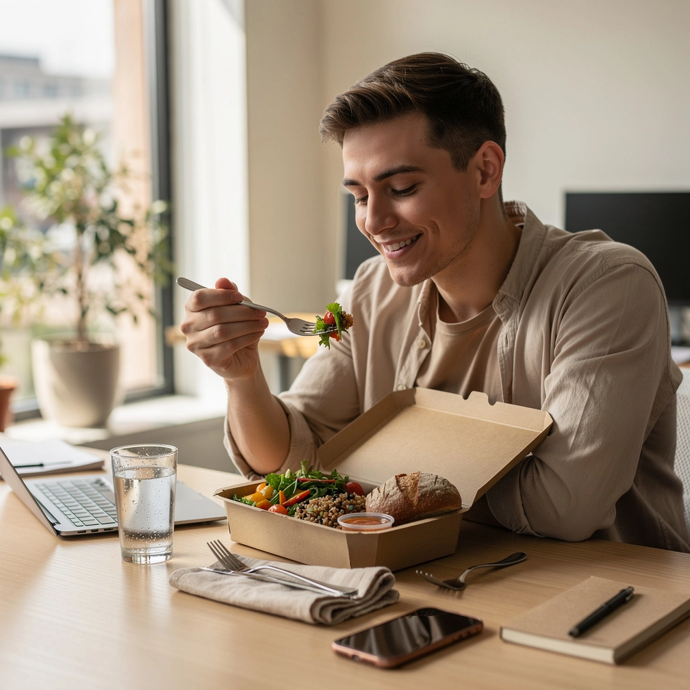livraison de repas au travail